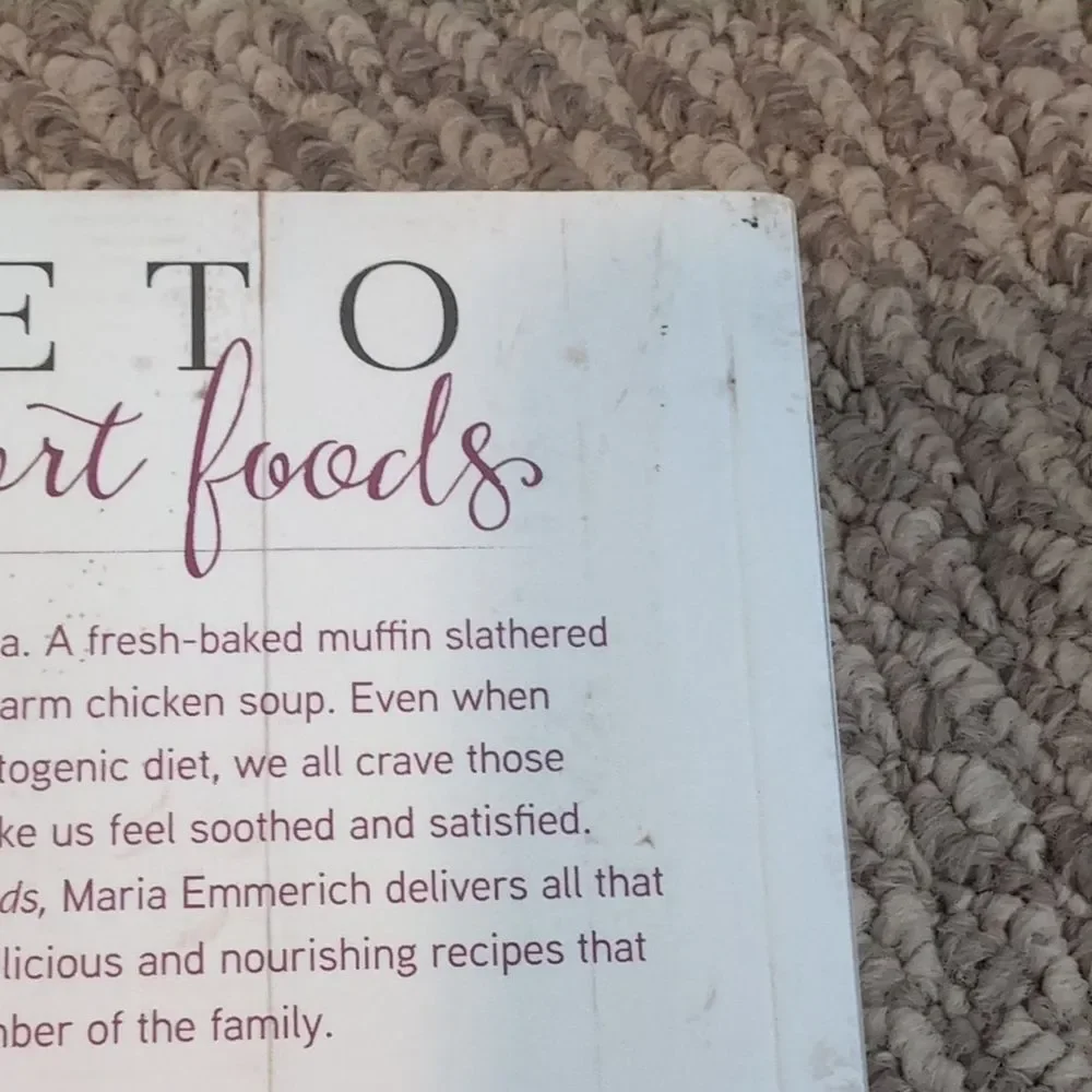 Keto Comfort Foods cookbook by Maria Emmerich